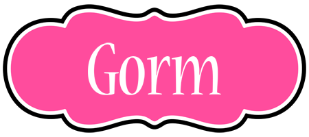 Gorm invitation logo