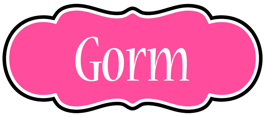 Gorm invitation logo