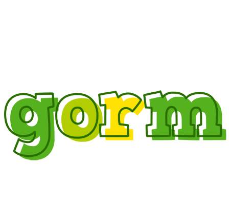 Gorm juice logo