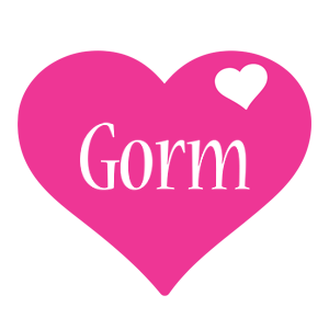 Gorm love-heart logo