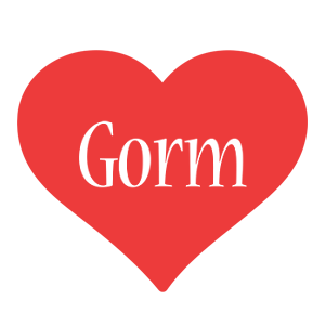 Gorm love logo