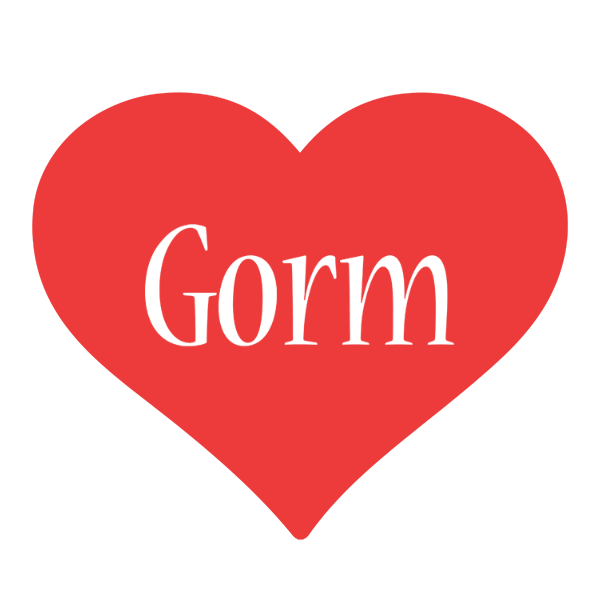 Gorm love logo