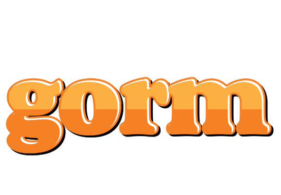 Gorm orange logo