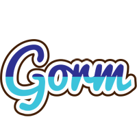 Gorm raining logo