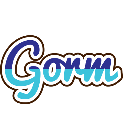 Gorm raining logo