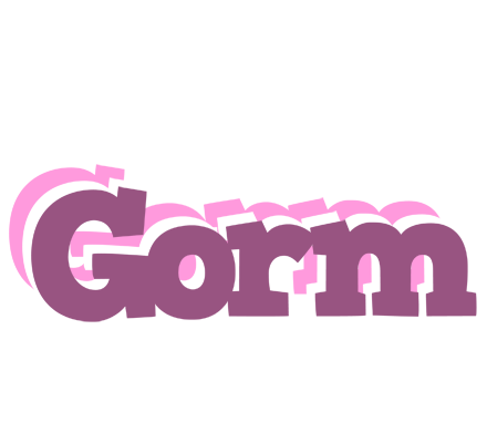 Gorm relaxing logo