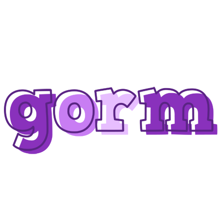 Gorm sensual logo