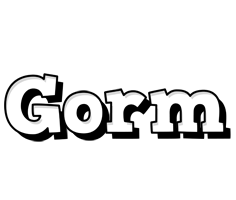 Gorm snowing logo