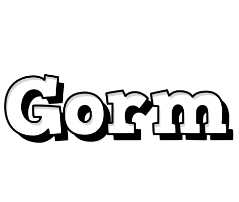 Gorm snowing logo