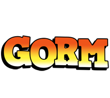 Gorm sunset logo