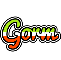 Gorm superfun logo