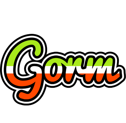 Gorm superfun logo