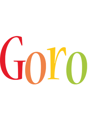Goro birthday logo