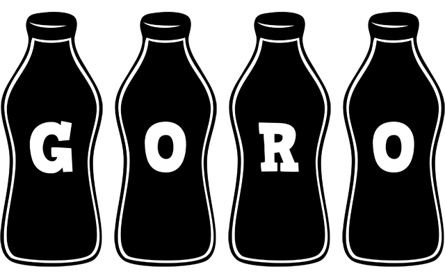 Goro bottle logo