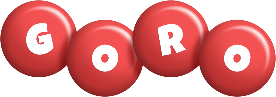 Goro candy-red logo