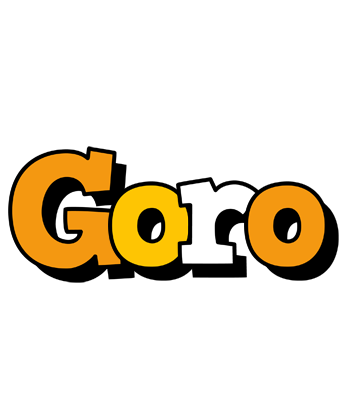 Goro cartoon logo