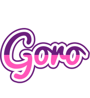 Goro cheerful logo