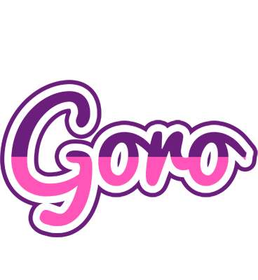 Goro cheerful logo