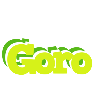 Goro citrus logo