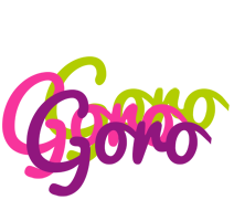 Goro flowers logo