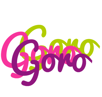 Goro flowers logo