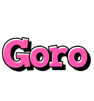 Goro girlish logo