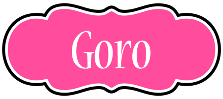 Goro invitation logo