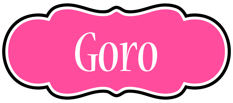 Goro invitation logo
