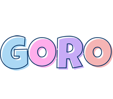 Goro pastel logo