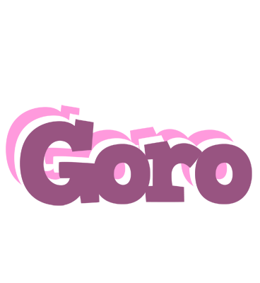 Goro relaxing logo