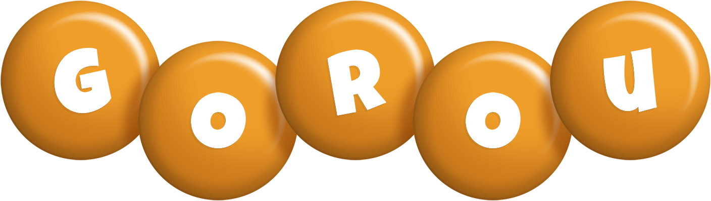 Gorou candy-orange logo