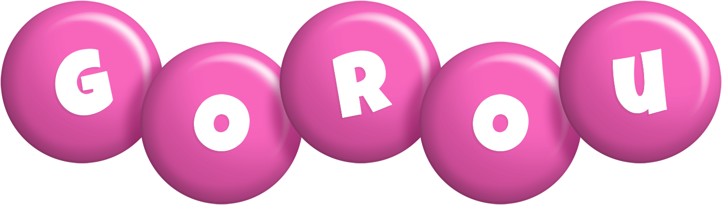 Gorou candy-pink logo