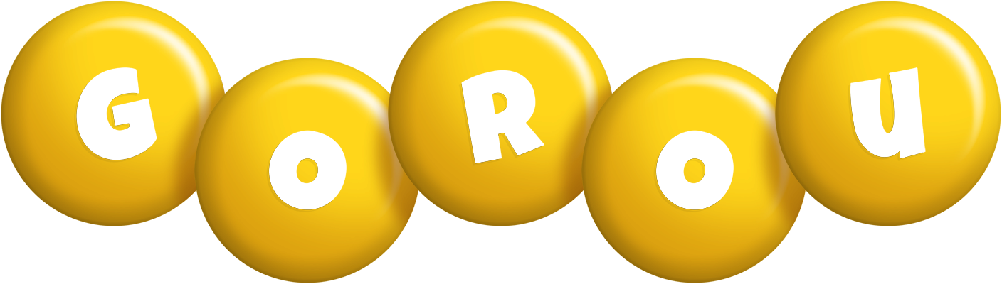 Gorou candy-yellow logo