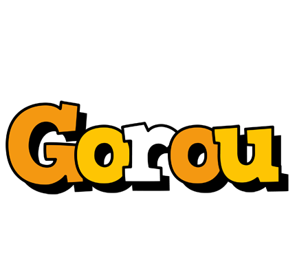 Gorou cartoon logo