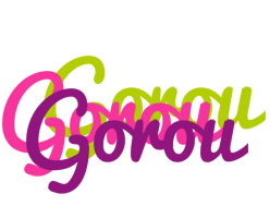 Gorou flowers logo