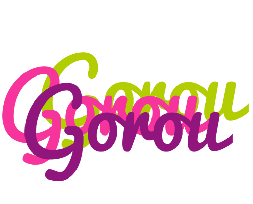 Gorou flowers logo