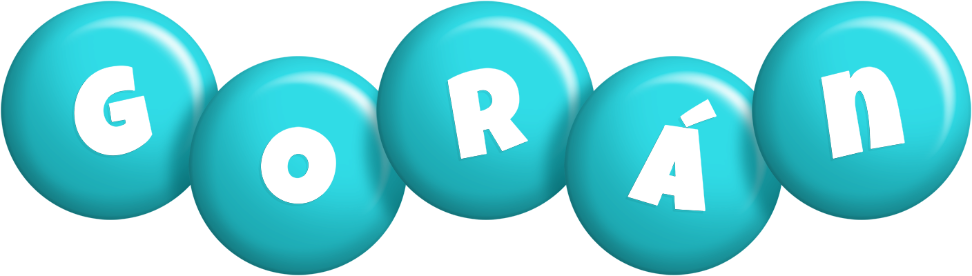 Gorán candy-azur logo