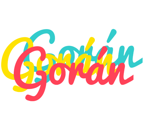 Gorán disco logo