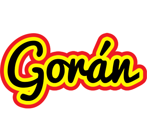 Gorán flaming logo