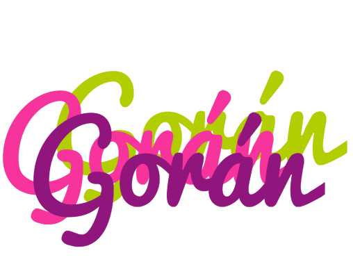 Gorán flowers logo