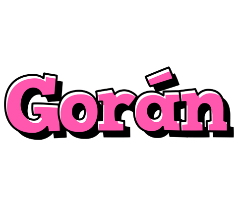Gorán girlish logo