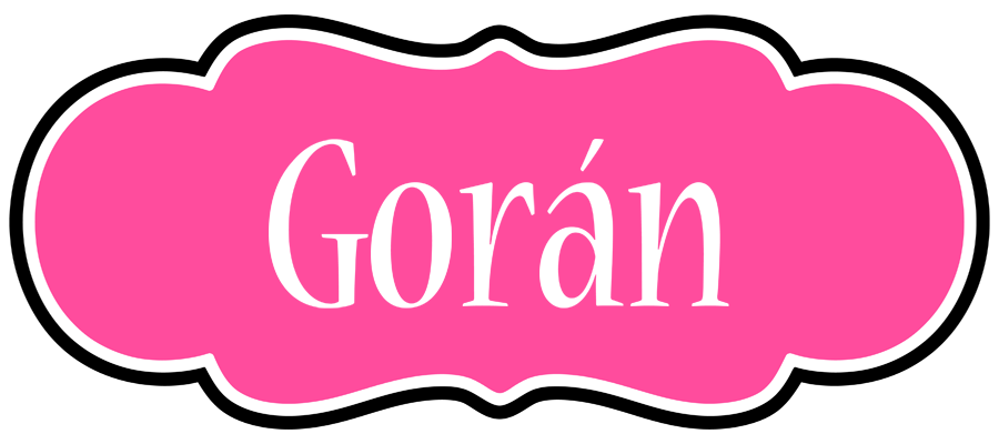 Gorán invitation logo