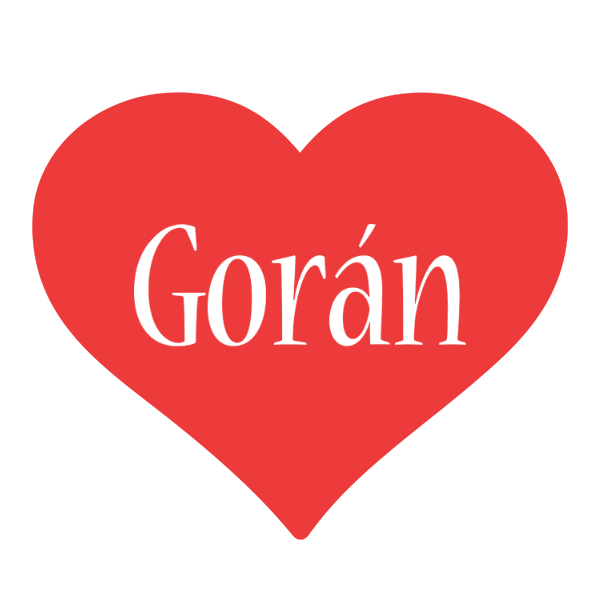 Gorán love logo
