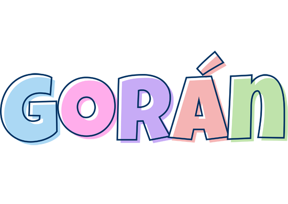 Gorán pastel logo