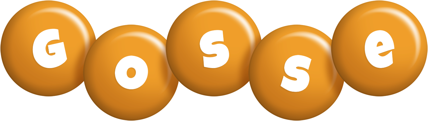 Gosse candy-orange logo