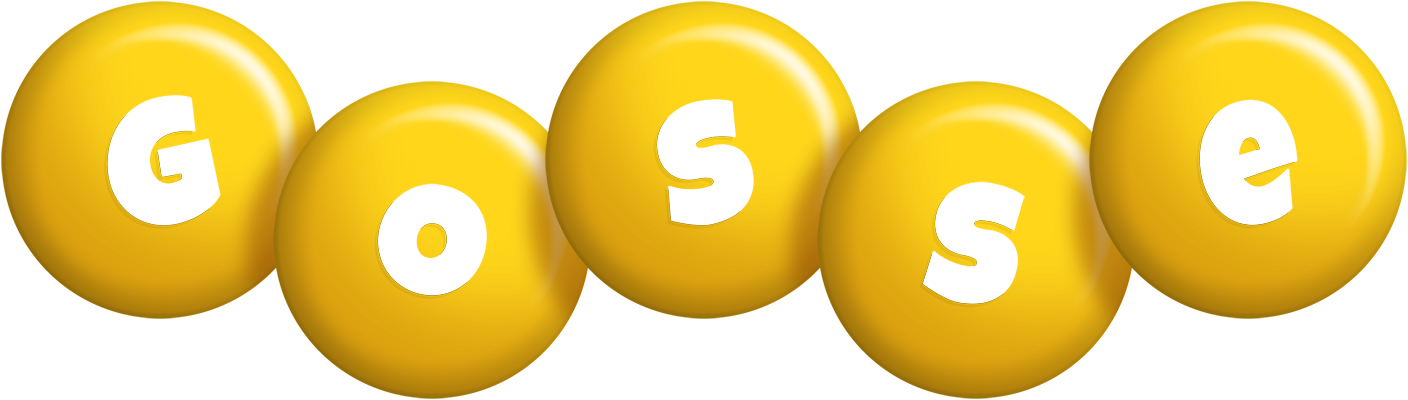 Gosse candy-yellow logo