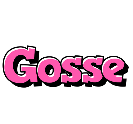 Gosse girlish logo