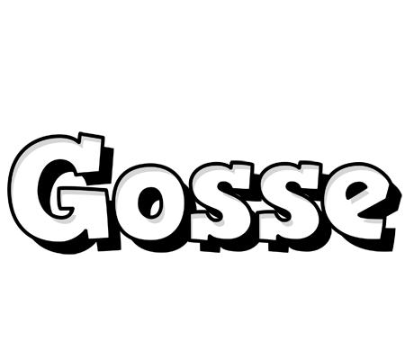 Gosse snowing logo