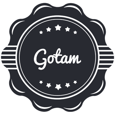 Gotam badge logo