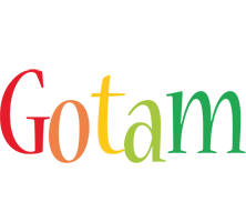 Gotam birthday logo